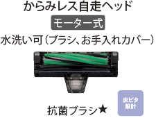 東芝コードレス掃除機（クリーナー）　VC-CLW34　からみレス自走ヘッド